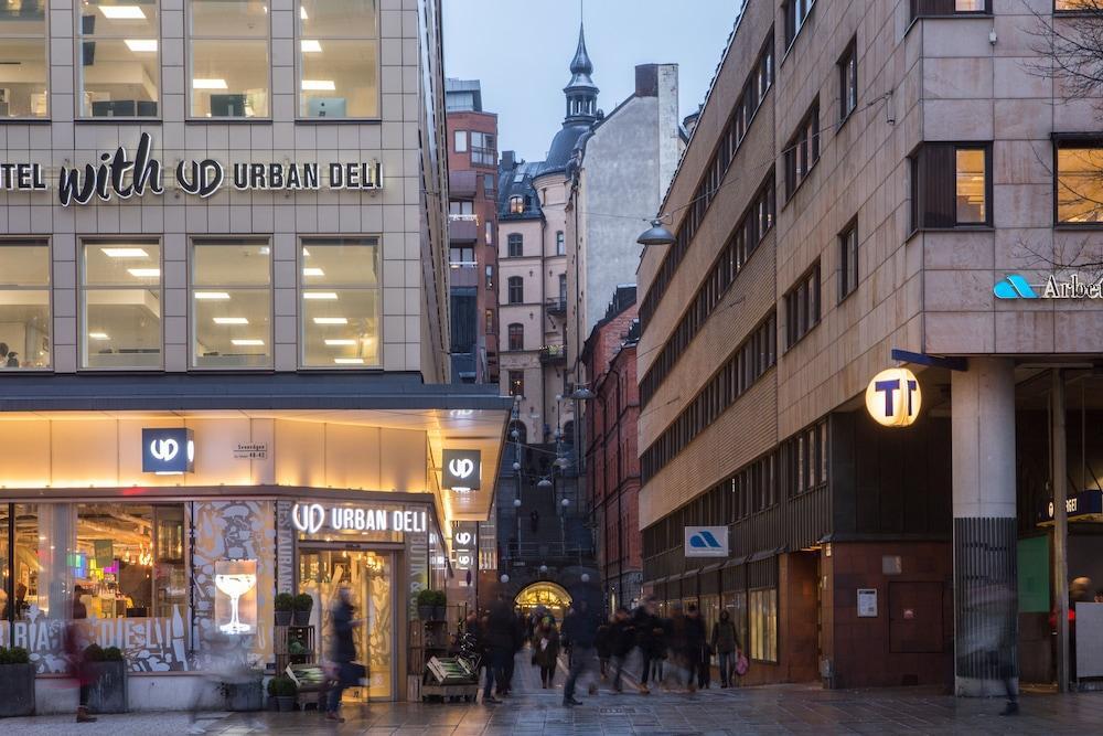 Hotel With Urban Deli Stockholm Exterior photo